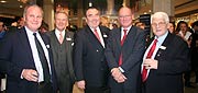 Uli Hoeneß, Hermann Memmel, Heinrich Traubliner, Franz Maget, Klaus Bode (Foto: MartiN Schmitz)